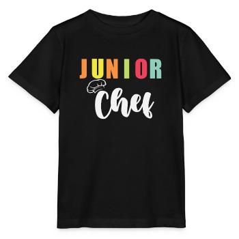 Junior Chef - Stanley/Stella Kinder T-Shirt MINI CREATOR  - Schwarz - Vorne - Mikhail (115cm)