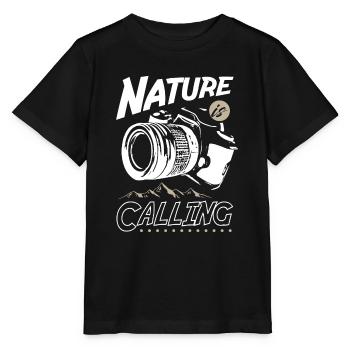 Nature is Calling Photography - Stanley/Stella Kinder T-Shirt MINI CREATOR  - Schwarz - Vorne - Mikhail (115cm)