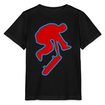Skateboard Skater Skateboarder Skate - T-shirt bio MINI CREATOR Stanley/Stella Enfant - noir - Devant - Mikhail (115cm)