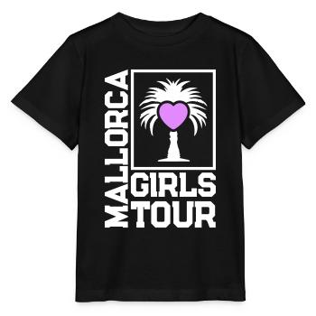 Mallorca Girls Tour - Stanley/Stella Kinder T-Shirt MINI CREATOR  - Schwarz - Vorne - Mikhail (115cm)