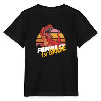 Finally 1st Grade, First Grader - Stanley/Stella MINI CREATOR Kids’ T-Shirt - black - Front - Mikhail (115cm)