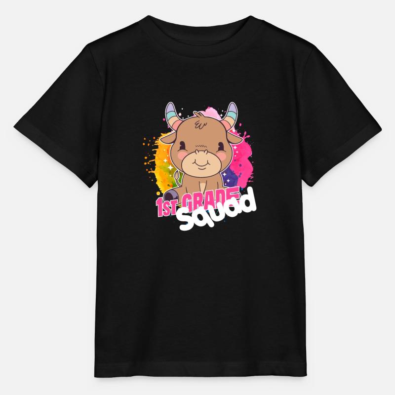 Finally 1st Grade, First Grader - Stanley/Stella MINI CREATOR Kids’ T-Shirt - black