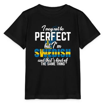 Sweden - Stanley/Stella MINI CREATOR Kids’ T-Shirt - black - Front - Mikhail (115cm)