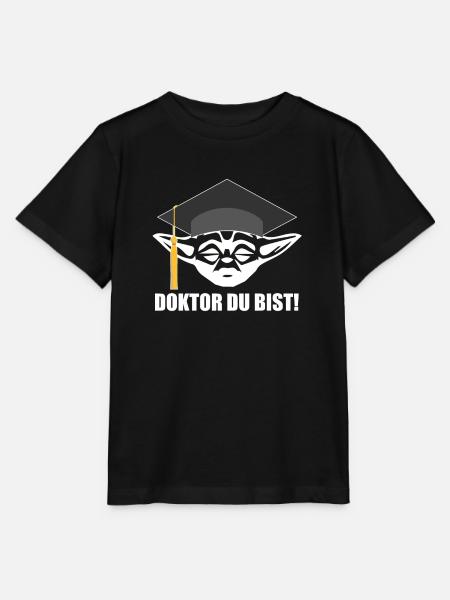 Promotion Geschenk Doktor Doktortitel Doktorhut - Stanley/Stella Kinder T-Shirt MINI CREATOR - Schwarz