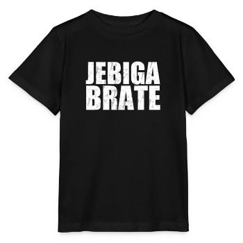Jebiga Brate Balkan Serbien Kroatien Jugo Slang - Stanley/Stella Kinder T-Shirt MINI CREATOR  - Schwarz - Vorne - Mikhail (115cm)