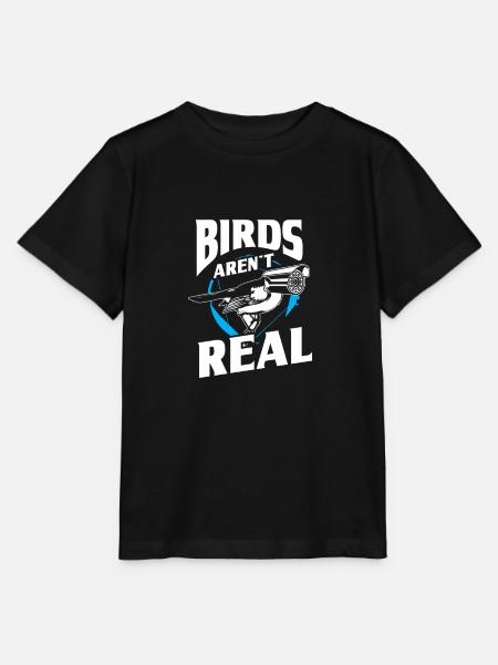 Birds aren't real Birdwatching - Stanley/Stella Kinder T-Shirt MINI CREATOR - Schwarz