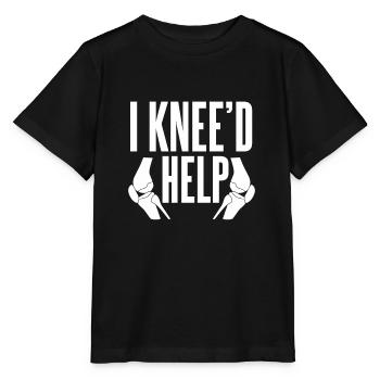 J'aiderais le genou à la chirurgie du genou - T-shirt bio MINI CREATOR Stanley/Stella Enfant - noir - Devant - Mikhail (115cm)