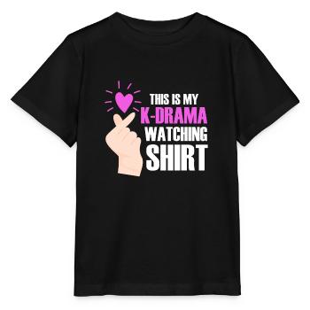 K-Drama Addict KDrama Südkorea Korean Asian - Stanley/Stella Kinder T-Shirt MINI CREATOR  - Schwarz - Vorne - Mikhail (115cm)
