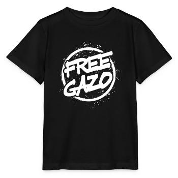 Free Gazo Rapper Haft Rap Hamburg Gangster Knast - Stanley/Stella Kinder T-Shirt MINI CREATOR  - Schwarz - Vorne - Mikhail (115cm)