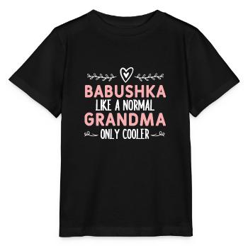 Babushka Babushka russe grand-mère russe maman - T-shirt bio MINI CREATOR Stanley/Stella Enfant - noir - Devant - Mikhail (115cm)