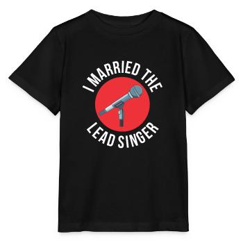Lead Singer Chanteur Chanteuse Chanteuse Chanter Musique Karaoké - T-shirt bio MINI CREATOR Stanley/Stella Enfant - noir - Devant - Mikhail (115cm)