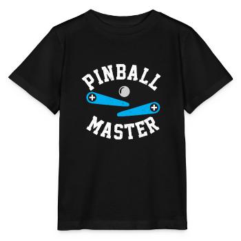 Pinball Master Flipperautomat Spieler Spie Automat - Stanley/Stella Kinder T-Shirt MINI CREATOR  - Schwarz - Vorne - Mikhail (115cm)