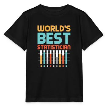 Statisticiens Mathématiciens - T-shirt bio MINI CREATOR Stanley/Stella Enfant - noir - Devant - Mikhail (115cm)