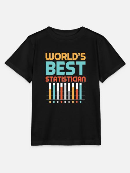 Statistik Statistiker Mathematiker Mathematik - Stanley/Stella Kinder T-Shirt MINI CREATOR - Schwarz