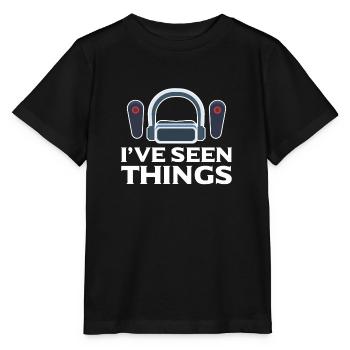 VR Glasses Virtual Reality Gamer Virtual Zocken - Stanley/Stella MINI CREATOR Kids’ T-Shirt - black - Front - Mikhail (115cm)