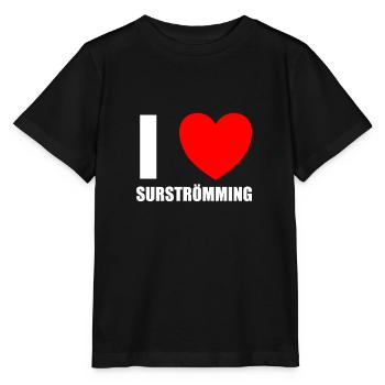 Surströmming Fisch Schweden Hering Stinkefisch - Stanley/Stella Kinder T-Shirt MINI CREATOR  - Schwarz - Vorne - Mikhail (115cm)
