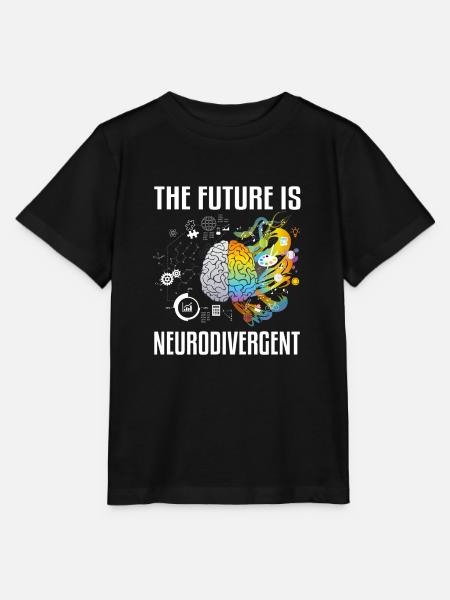 Neurodiversity Neurodiversität Autist Autismus - Stanley/Stella Kinder T-Shirt MINI CREATOR - Schwarz
