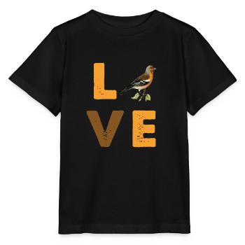 Pinsons oiseaux oiseaux oiseaux oiseaux - T-shirt bio MINI CREATOR Stanley/Stella Enfant - noir - Devant - Mikhail (115cm)