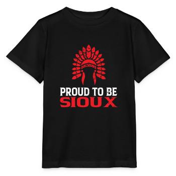 Sioux Tribe Native American Indian Indianer - Stanley/Stella MINI CREATOR Kids’ T-Shirt - black - Front - Mikhail (115cm)