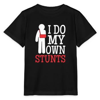 Fracture du bras fracture bras blessure - T-shirt bio MINI CREATOR Stanley/Stella Enfant - noir - Devant - Mikhail (115cm)