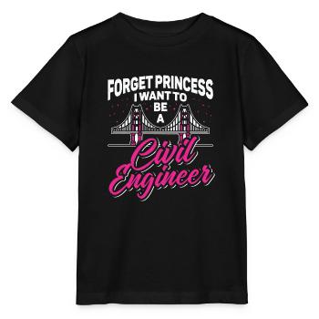 Ingénieur civil génie civil pont béton construction - T-shirt bio MINI CREATOR Stanley/Stella Enfant - noir - Devant - Mikhail (115cm)