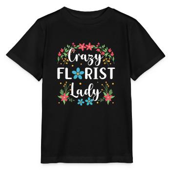 Fleurs Fleuriste fleuriste fleuriste fleuriste fleur - T-shirt bio MINI CREATOR Stanley/Stella Enfant - noir - Devant - Mikhail (115cm)