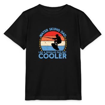 Wasserski Wassersport Wasserski Dad - Stanley/Stella Kinder T-Shirt MINI CREATOR  - Schwarz - Vorne - Mikhail (115cm)