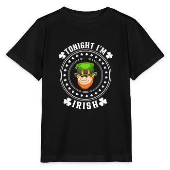 St Paddys St Patricksday St Patrick Day - T-shirt bio MINI CREATOR Stanley/Stella Enfant - noir - Devant - Mikhail (115cm)