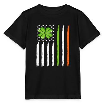 St Paddys St Patricksday St Patrick Day - T-shirt bio MINI CREATOR Stanley/Stella Enfant - noir - Devant - Mikhail (115cm)