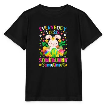 Easter Easter Easter Eggs - Stanley/Stella MINI CREATOR Kids’ T-Shirt - black - Front - Mikhail (115cm)