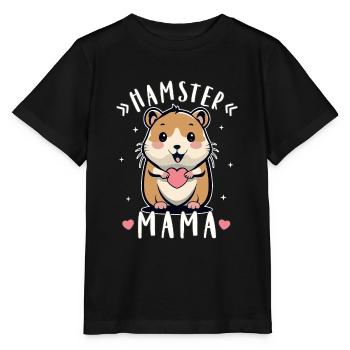 Hamster Mama niedliches Hamster Design - Stanley/Stella Kinder T-Shirt MINI CREATOR  - Schwarz - Vorne - Mikhail (115cm)
