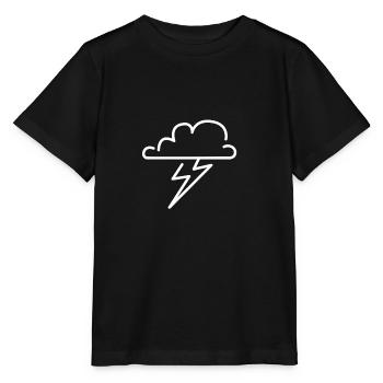 Des nuages - T-shirt bio MINI CREATOR Stanley/Stella Enfant - noir - Devant - Mikhail (115cm)