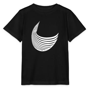Aile à rayures géométriques - T-shirt bio MINI CREATOR Stanley/Stella Enfant - noir - Devant - Mikhail (115cm)