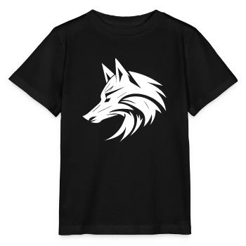 Schöner Stylischer Fuchs - Stanley/Stella Kinder T-Shirt MINI CREATOR  - Schwarz - Vorne - Mikhail (115cm)