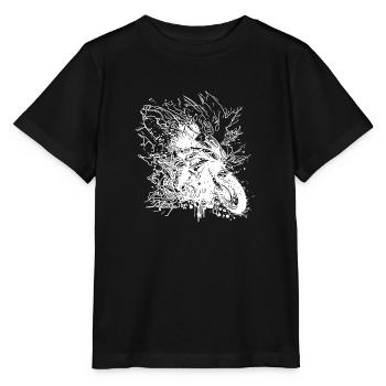 Terrain Splash Wave Motorcycling Motorcycle Style - Stanley/Stella MINI CREATOR Kids’ T-Shirt - black - Front - Mikhail (115cm)