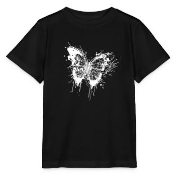 Tattoo Tinte Splash Schmetterling - Stanley/Stella Kinder T-Shirt MINI CREATOR  - Schwarz - Vorne - Mikhail (115cm)