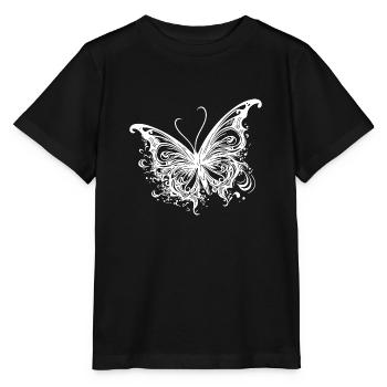 Pretty Tattoo Kids Lines Style Butterfly - T-shirt bio MINI CREATOR Stanley/Stella Enfant - noir - Devant - Mikhail (115cm)