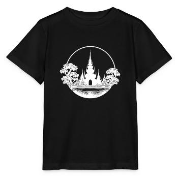 Thailand Exotischer Traum Tempel - Stanley/Stella Kinder T-Shirt MINI CREATOR  - Schwarz - Vorne - Mikhail (115cm)