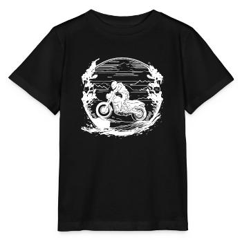 Motor Race, Extreme Sports, Dirt Bike, Off-Road Motorsport - Stanley/Stella MINI CREATOR Kids’ T-Shirt - black - Front - Mikhail (115cm)