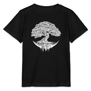 Bonsaï élégant - T-shirt bio MINI CREATOR Stanley/Stella Enfant - noir - Devant - Mikhail (115cm)