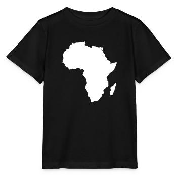 Kontinent Afrika Silhouette - Stanley/Stella Kinder T-Shirt MINI CREATOR  - Schwarz - Vorne - Mikhail (115cm)