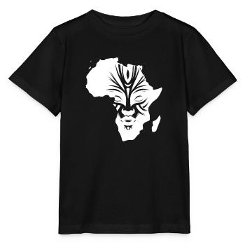 Afrique Continent Masques Bijoux Tatouage - T-shirt bio MINI CREATOR Stanley/Stella Enfant - noir - Devant - Mikhail (115cm)