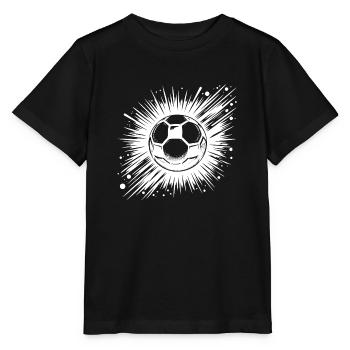 Logo impressionnant du club de tir de football - T-shirt bio MINI CREATOR Stanley/Stella Enfant - noir - Devant - Mikhail (115cm)