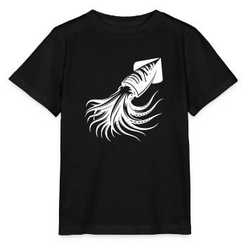 deep-sea hunter Humboldt-Kalmar - Stanley/Stella MINI CREATOR Kids’ T-Shirt - black - Front - Mikhail (115cm)
