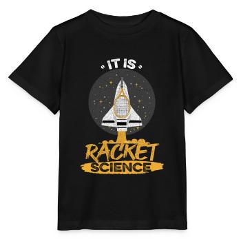 Tennis Partie Design für deinen Tennis Kollege - Stanley/Stella Kinder T-Shirt MINI CREATOR  - Schwarz - Vorne - Mikhail (115cm)