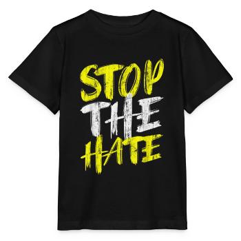 Asian Lives Matter Stop Asian Hate - Stanley/Stella MINI CREATOR Kids’ T-Shirt - black - Front - Mikhail (115cm)