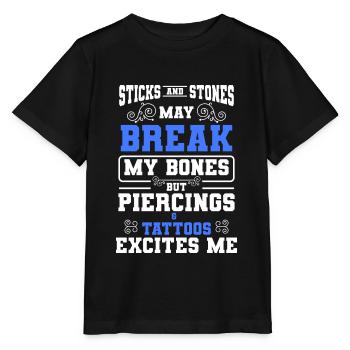 Piercing Job Body Jewelry Piercing Studio - Stanley/Stella MINI CREATOR Kids’ T-Shirt - black - Front - Mikhail (115cm)