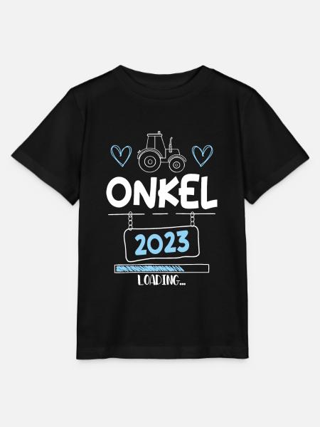 Onkel 2023 Loading - Stanley/Stella Kinder T-Shirt MINI CREATOR  - Schwarz