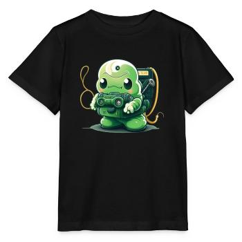 fantôme - T-shirt bio MINI CREATOR Stanley/Stella Enfant - noir - Devant - Mikhail (115cm)