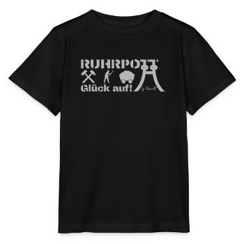 Ruhrpott-Design by Pioswelt - Stanley/Stella MINI CREATOR Kids’ T-Shirt - black - Front - Mikhail (115cm)